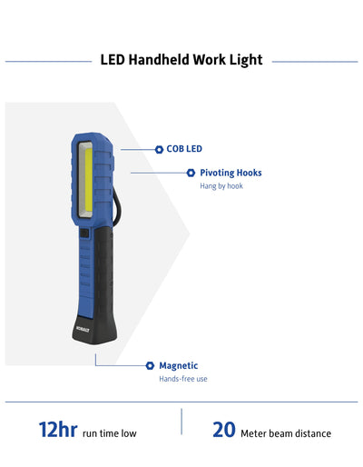 Kobalt 300-Lumen LED Battery-operated Handheld Work Light