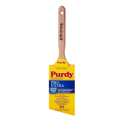 Purdy Pro-Extra Glide 3-in Reusable Nylon- Polyester Blend Angle Paint Brush (Trim Brush)