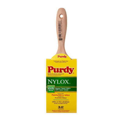 Purdy Nylox Sprig 3-in Reusable Nylon Flat Paint Brush (Trim Brush)