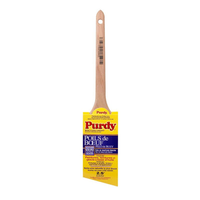 Purdy 6-Pack 2-1/2-in Reusable Natural Bristle Angle Paint Brush (General Purpose Brush)