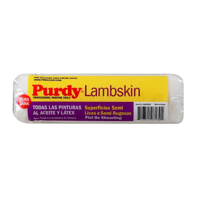 Purdy Lambskin 9-in x 1/2-in Nap Natural Lambskin Paint Roller Cover