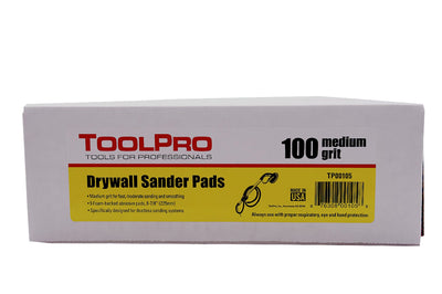 ToolPro 9 in. 100 Grit Sanding Pads 5 pk