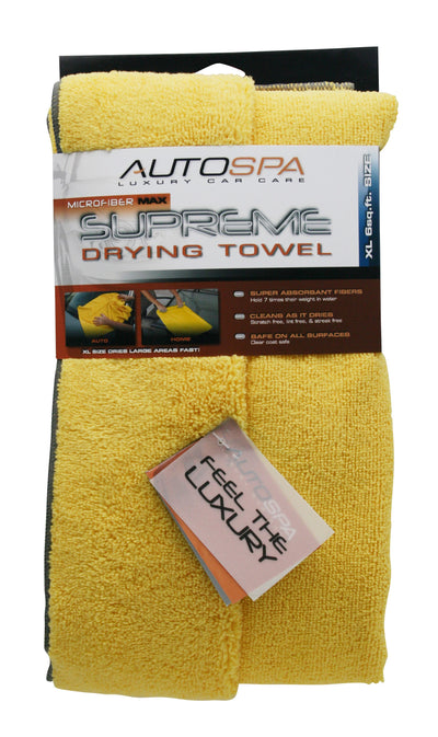 Hopkins Yellow Microfiber Towel, 6.5-in x 1.5-in, Scratch-Free, Lint-Free, Streak-Free, Absorbent Cleaning Cloth