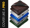 PROTARP 80-ft x 40-ft Black Waterproof Commercial Polyethylene 16-mil Tarp