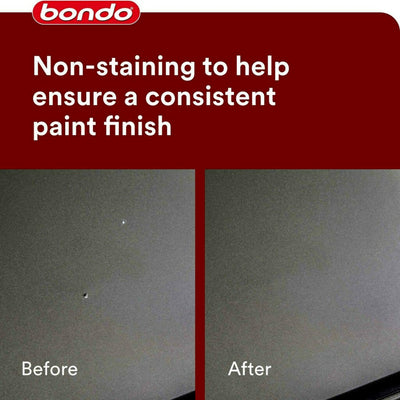 Bondo Glazing and Spot Putty 4.5-oz Waterproof Interior/Exterior Red Body Filler