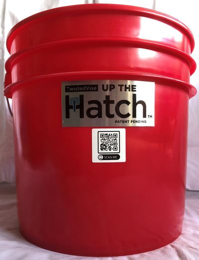 TwistedVise Up The Hatch 3.5-Gallon (s) Food-grade Polyethylene Bottom Fill Bucket