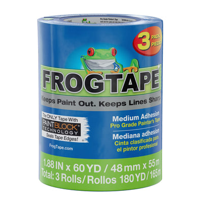 FrogTape Pro Grade 3-Pack 1.88-in x 60 Yard(s) Painters Tape