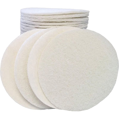 orca abrasives White pad Extra Fine Pad-Grit Disc Sandpaper 5-in W x 5-in L 10-Pack