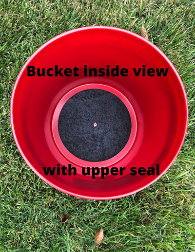 TwistedVise Up The Hatch 3.5-Gallon (s) Food-grade Polyethylene Bottom Fill Bucket