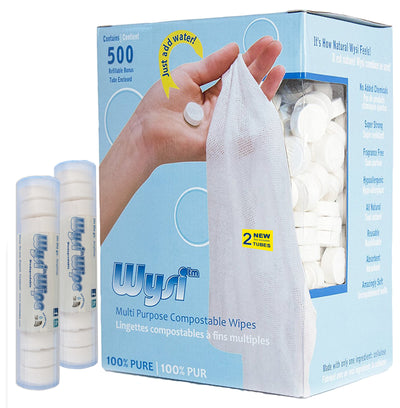 WYSI on the go 500-Pack Cellulose Cloth