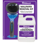 Roman  Wallpaper Removal Kit - Includes Wallpaper Remover Concentrate, Scoring Tool, and Scraper