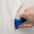 Roman Blue Wallpaper Scoring Tool - Perforates Wallpaper for Easy Removal - Stainless Steel Blades - Circular Scrubbing Motion