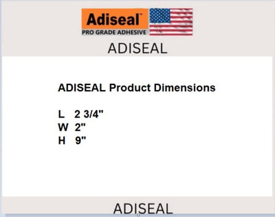 ADISEAL USA ADISEAL 10-Pack 9.8-oz Black Paintable Advanced Sealant Caulk