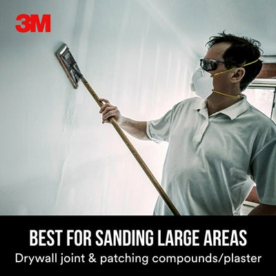 3M Drywall Sanding-Sheet Medium 100-Grit Sheet Sandpaper 4.1875-in W x 11.25-in L 30-Pack