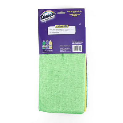 Fabuloso Fab 8-Pack Microfiber Cloth