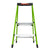 Little Giant Ladders Ultra 2-Step 300-lb Capacity Green Fiberglass Foldable Step Stool