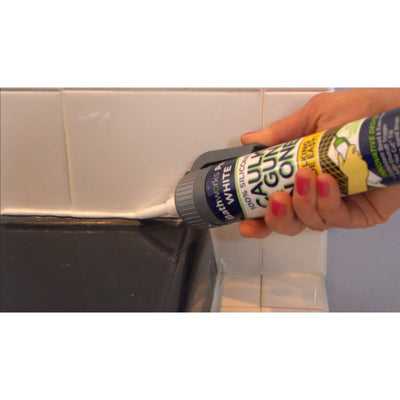 Bathworks 6.5-oz White Silicone Kitchen and Bath Caulk