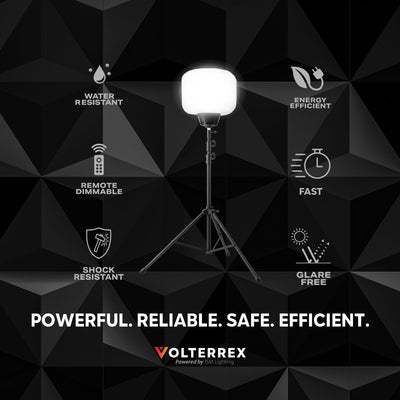 Volterrex 19500-Lumen LED Plug-in Stand Work Light