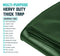 Core Tarps 40-ft x 40-ft Green Waterproof Commercial Polyethylene 16-mil Tarp