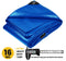 PROTARP 16-ft x 20-ft Blue Waterproof Commercial Polyethylene 16-mil Tarp