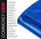 PROTARP 24-ft x 36-ft Blue Waterproof Commercial Polyethylene 22-mil Tarp