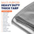 Tarpco Safety 50-ft x 70-ft Silver Waterproof Commercial Polyethylene 10-mil Tarp