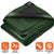 Tarpco Safety 12-ft x 12-ft Green Waterproof Commercial Polyethylene 10-mil Tarp