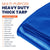 Tarpco Safety 10-ft x 20-ft Blue Waterproof Commercial Polyethylene 14-mil Tarp