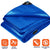 Tarpco Safety 50-ft x 100-ft Blue Waterproof Commercial Polyethylene 14-mil Tarp