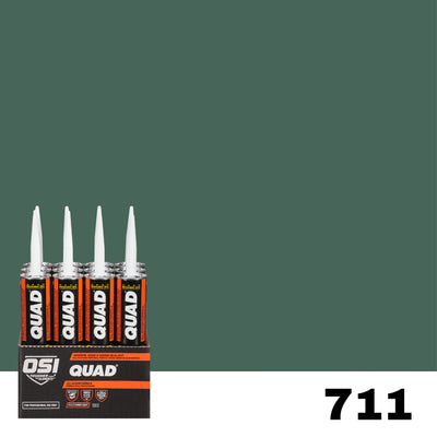 OSI Quad 12-Pack 10-oz Green 711 Paintable Solvent Caulk