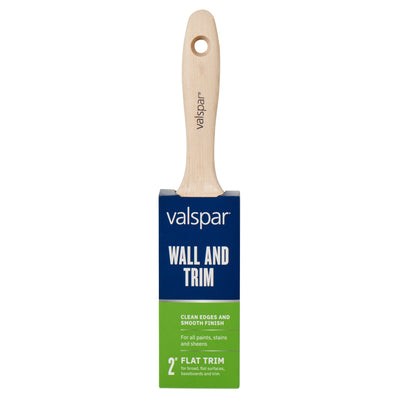 Valspar 2-in Reusable Polyester Flat Paint Brush (Trim Brush)