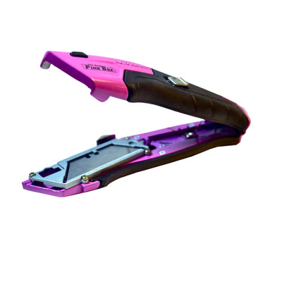 The Original Pink Box 5-Blade Retractable Utility Knife with On Tool Blade Storage