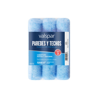 Valspar 3-Pack 9-in x 3/8-in Nap Knit Polyester Paint Roller Cover