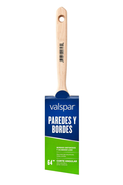 Valspar 2-1/2-in Reusable Natural Bristle Angle Paint Brush (General Purpose Brush)