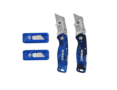 Kobalt Camo Lockback 3/4-in 50-Blade Folding Utility Knife