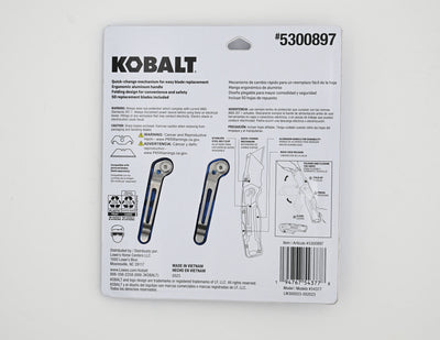 Kobalt Camo Lockback 3/4-in 50-Blade Folding Utility Knife