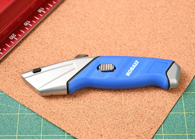 Kobalt Auto Loading 3/4-in 5-Blade Retractable Utility Knife with On Tool Blade Storage