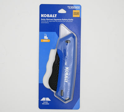 Kobalt Safety 18Mm 1-Blade Retractable Utility Knife with On Tool Blade Storage