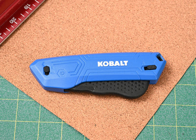 Kobalt Safety 18Mm 1-Blade Retractable Utility Knife with On Tool Blade Storage