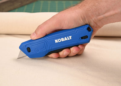 Kobalt Safety 18Mm 1-Blade Retractable Utility Knife with On Tool Blade Storage