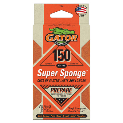 Gator AlumiNext Medium 150-Grit Sanding Block 3-in x 5-in