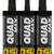 OSI Quad Max 9.5-oz Black Paintable Advanced Sealant Caulk