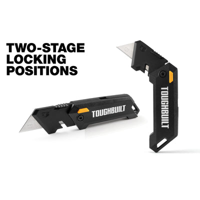 TOUGHBUILT Sub-Compact 3/4-in 1-Blade Folding Utility Knife