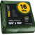 PROTARP 100-ft x 100-ft Green Waterproof Commercial Polyethylene 16-mil Tarp