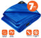 Tarpco Safety 40-ft x 60-ft Blue Waterproof Commercial Polyethylene 7-mil Tarp