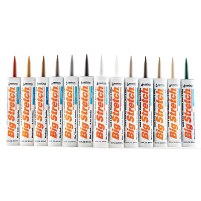 Sashco Big Stretch 12-Pack 10.5-oz Limestone Paintable Latex Caulk