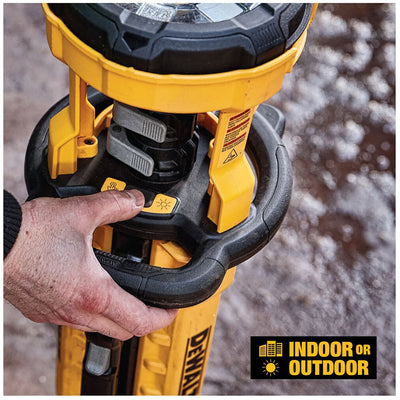 DEWALT 3000-Lumen LED Battery-operated Stand Work Light