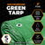 XPOSE SAFETY 18-ft x 24-ft Green Water Resistant Commercial Polyethylene 5-mil Tarp