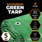 XPOSE SAFETY 15-ft x 30-ft Green Water Resistant Commercial Polyethylene 5-mil Tarp