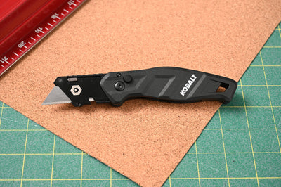 Kobalt Release 3/4-in 10-Blade Folding Utility Knife with On Tool Blade Storage